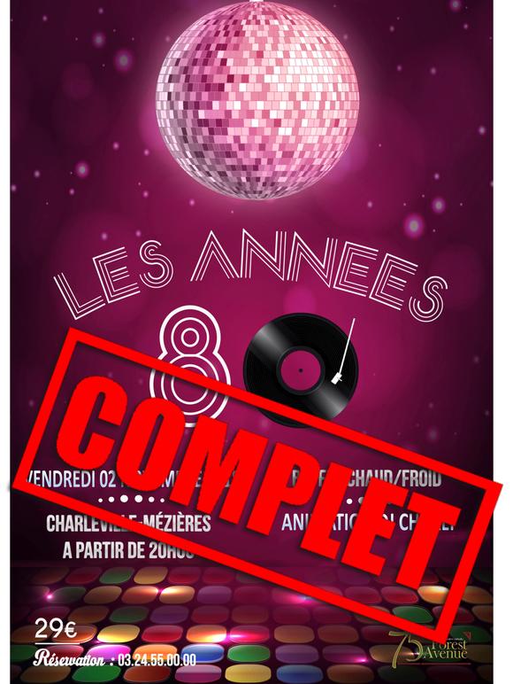 Création d'un affiche pour une soirée année 80-90