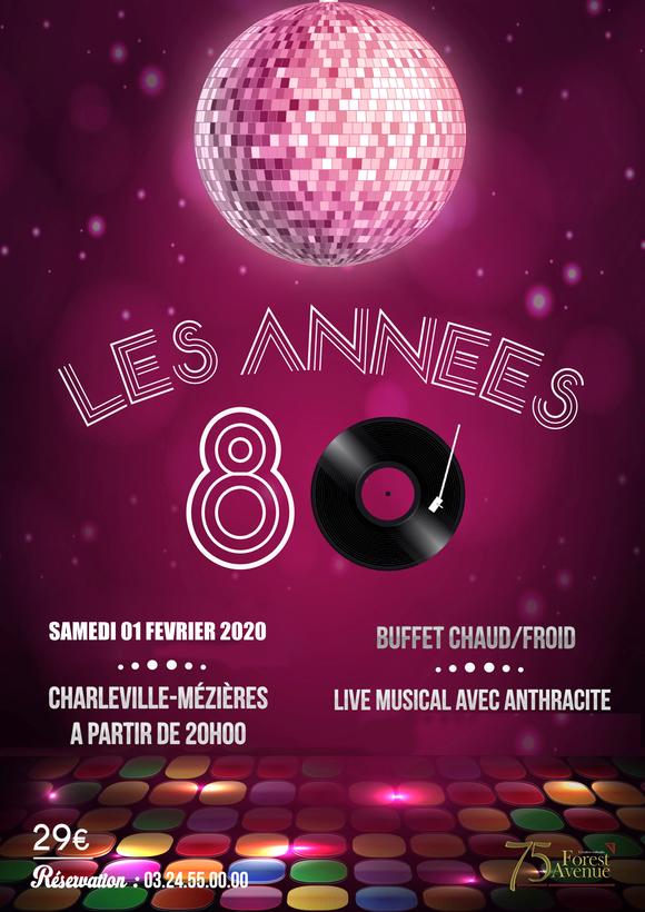 soirée années 80 au 75 forest avenue