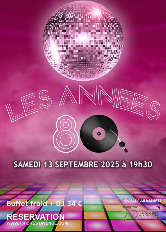 Soirée 80 au 75 charleville